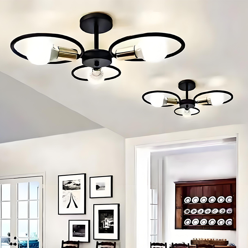 Lampu Plafon Minimalis Lampu Gantung Simple Desain Nordic Modern Untuk Dapur Lampu Hias Plafon