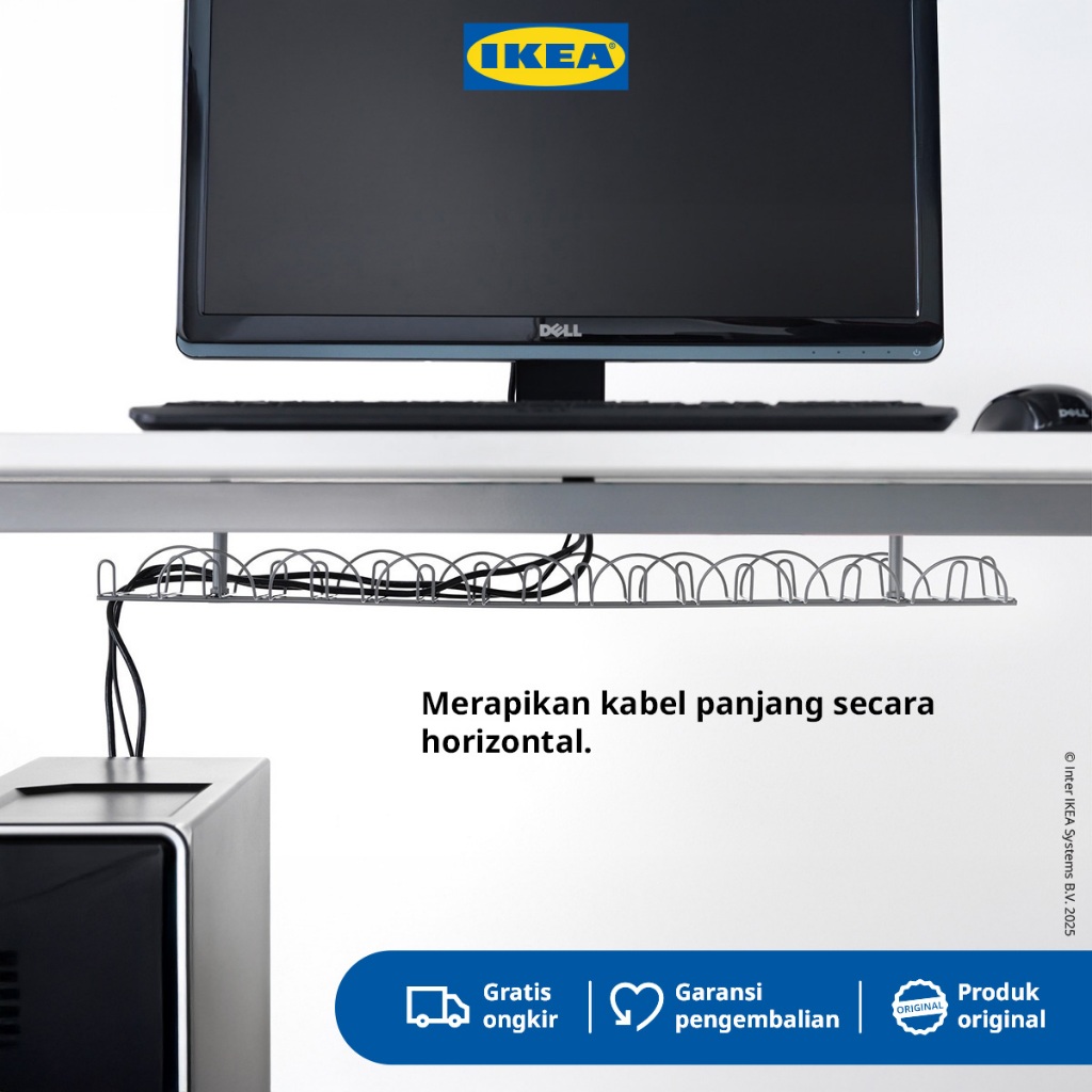 IKEA SIGNUM Rak Gantung Pengatur Kabel Bawah Meja  70 cm