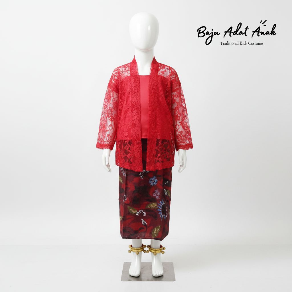 BAJU ADAT MADURA ANAK PEREMPUAN | KEBAYA MADURA ANAK PEREMPUAN | PAKAIAN ADAT ANAK PEREMPUAN