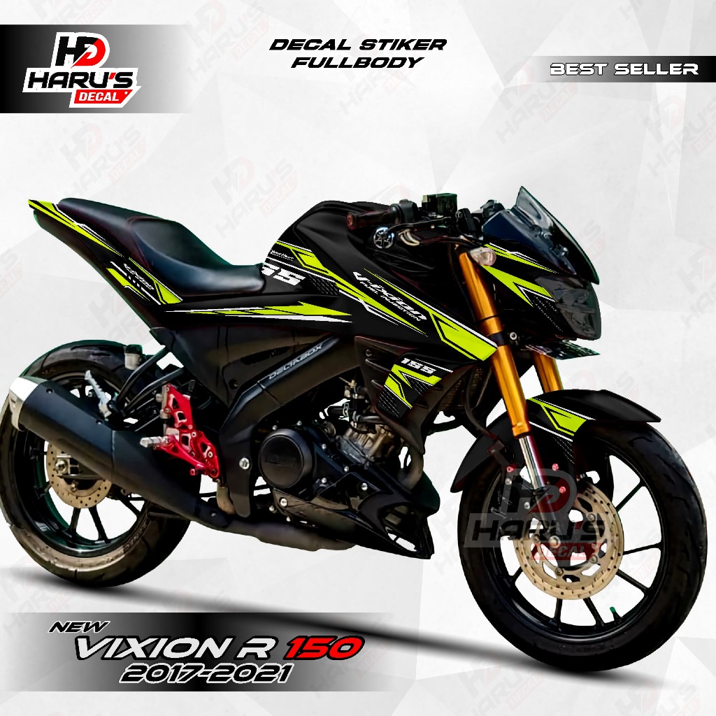 Decal Stiker Motor Vixion R 150 Racing 2 | Stiker decal untuk motor Vixion R 150 Terbaru MOTIF 2