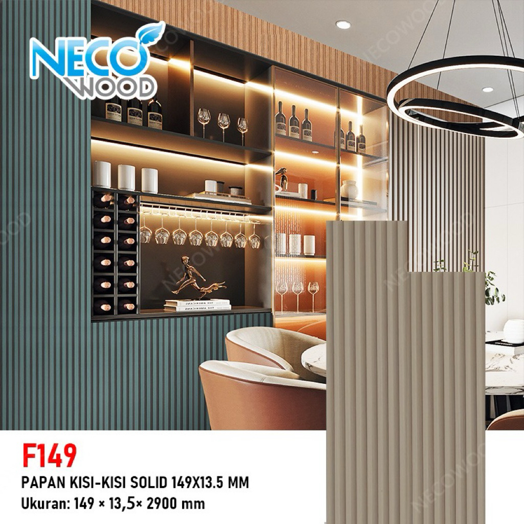 WPC WALLPANEL Interior Premium/Kisi-Kisi Kayu Ukuran2,9M