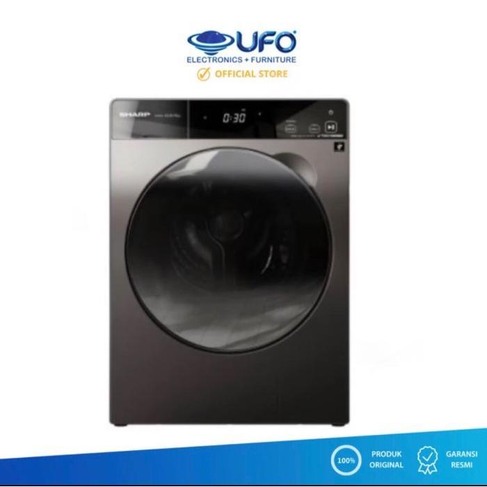 Sharp Mesin Cuci & Dryer ESFL1410DPX Front Loading K-Pro Series ES FL1410DPX