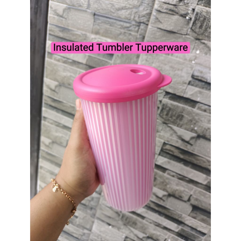 TUPPERWARE ORIGINAL 100%. Insulated tumbler pink