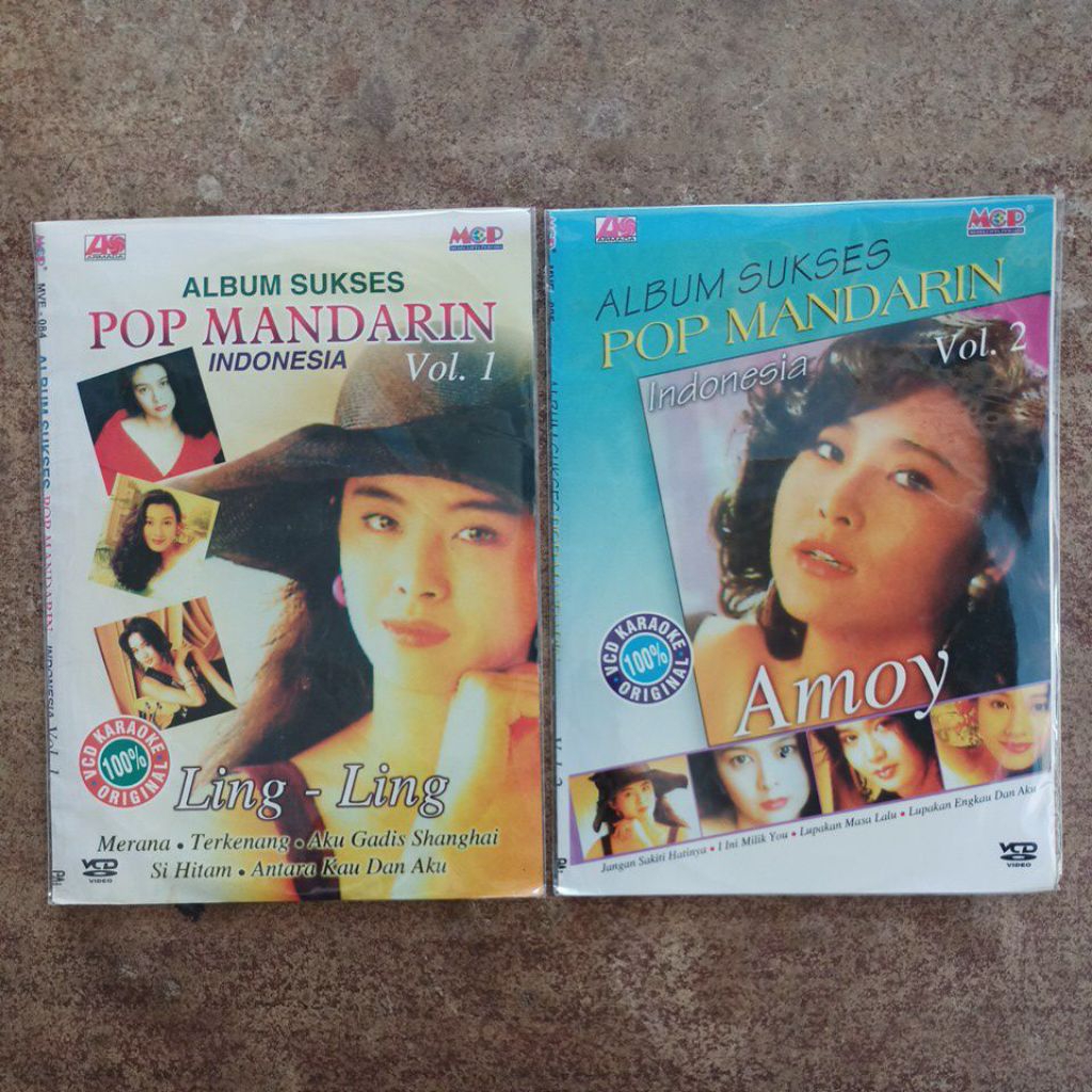 Vcd Original Lagu Pop Mandarin  Indonesia