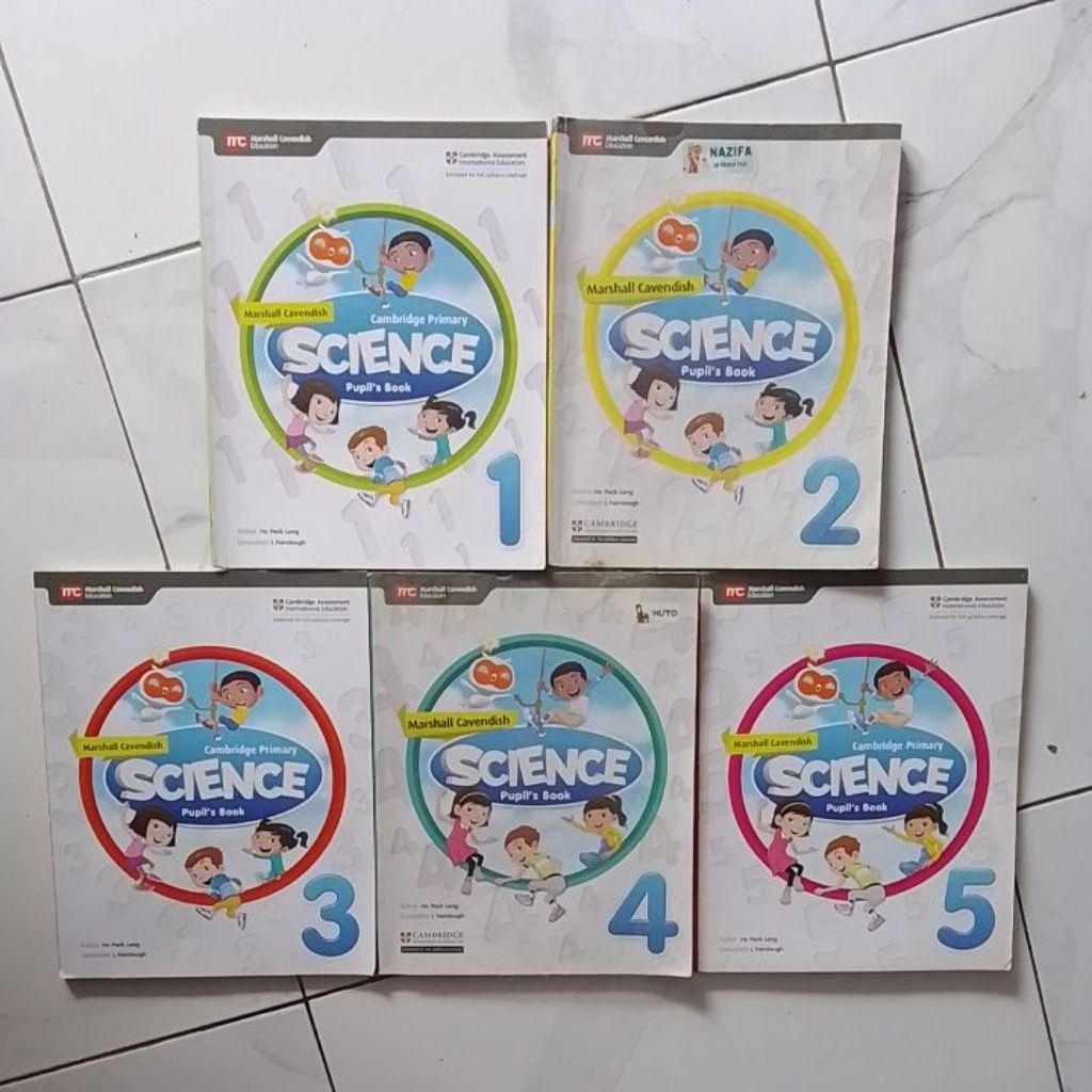 SCIENCE PUPIL'S BOOK 1,2,3,4,5,6 MARSHALL CAVENDISH
