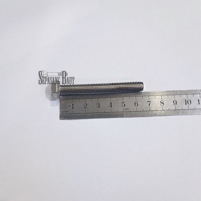 M8 x 65 Baut Hexagon Stainless 304 M8x65