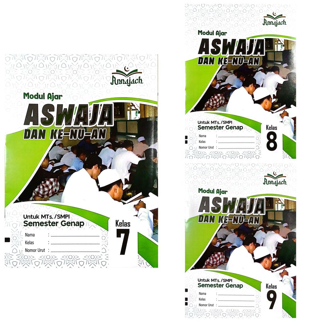 BUKU LKS MTS SMPI ASWAJA DAN KE NU AN KELAS 7 8 9 ANNAJACH SEMESTER 2 GENAP TA.2025/2026  | MELODY B