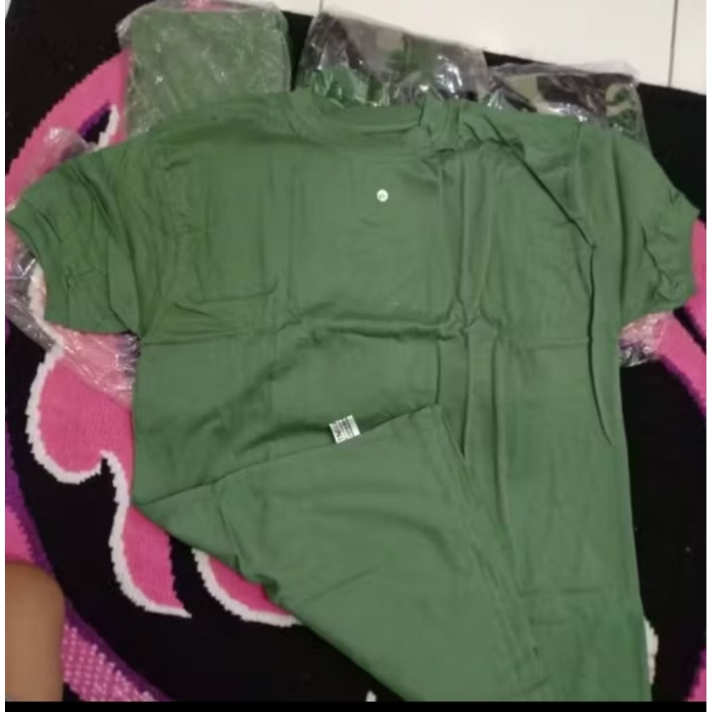 KAOS PDH TNI BAHAN KATUN JATAH LAMA