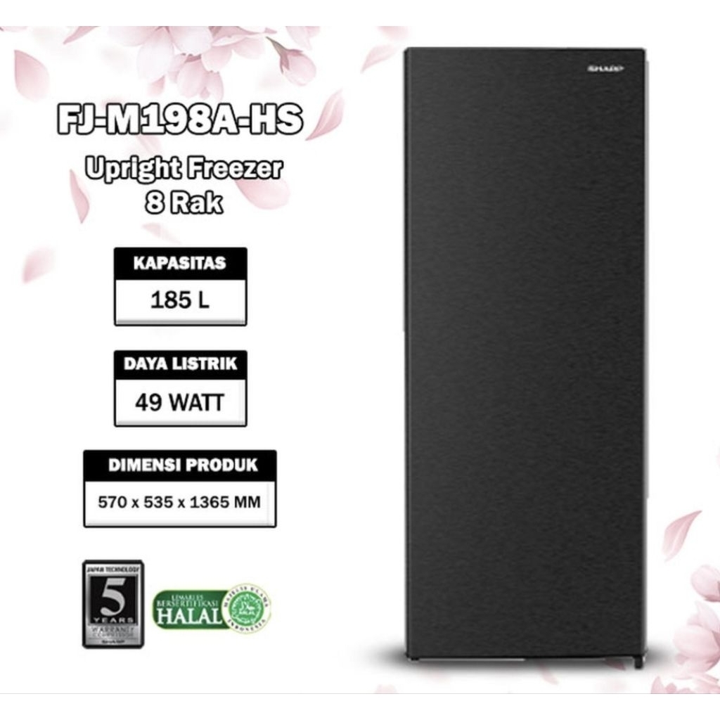 FREEZER SHARP 8 RAK FJ M198 A HS
