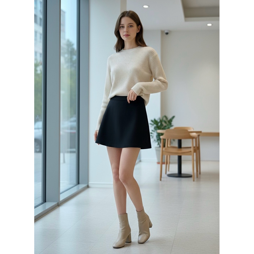 Rok celana skort modis import brand IORA