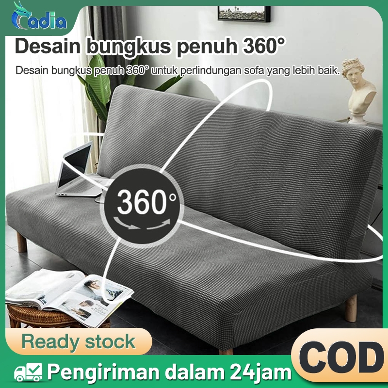 Sarung Sofa Waterproof Elastis Anti Air & Anti Noda | Cover Sofa Stretch Mudah Dipasang | Penutup So
