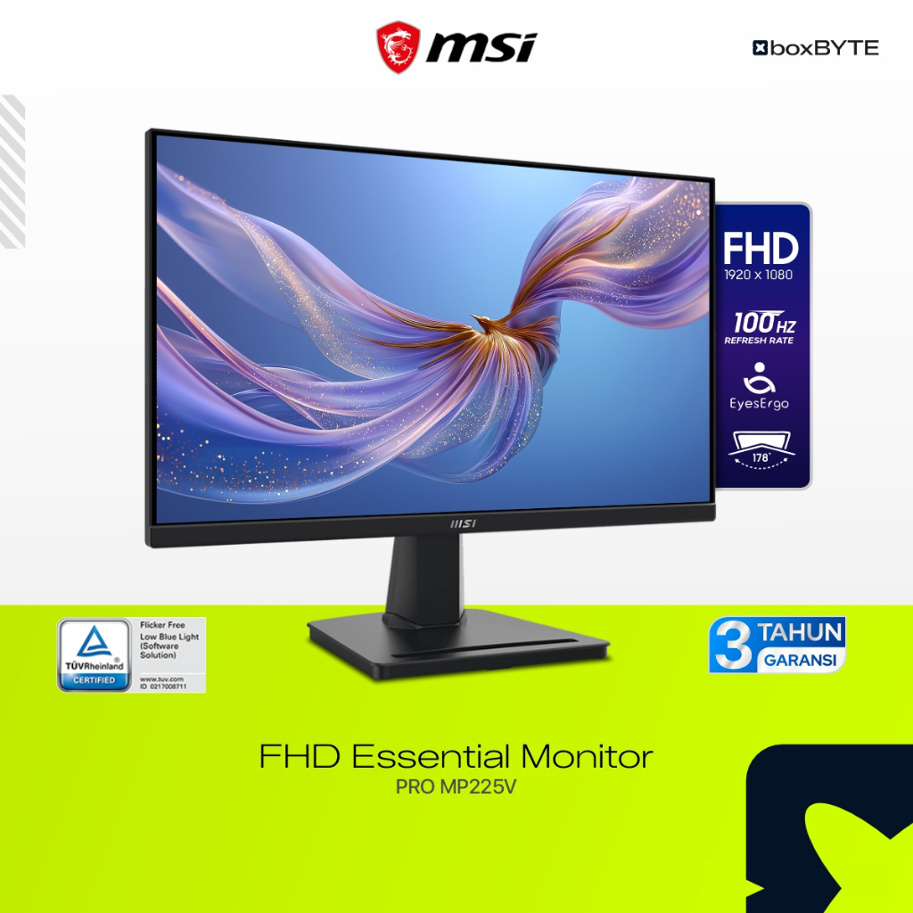 Monitor MSI 22 Inch 100Hz Full HD | MSI Pro MP225V