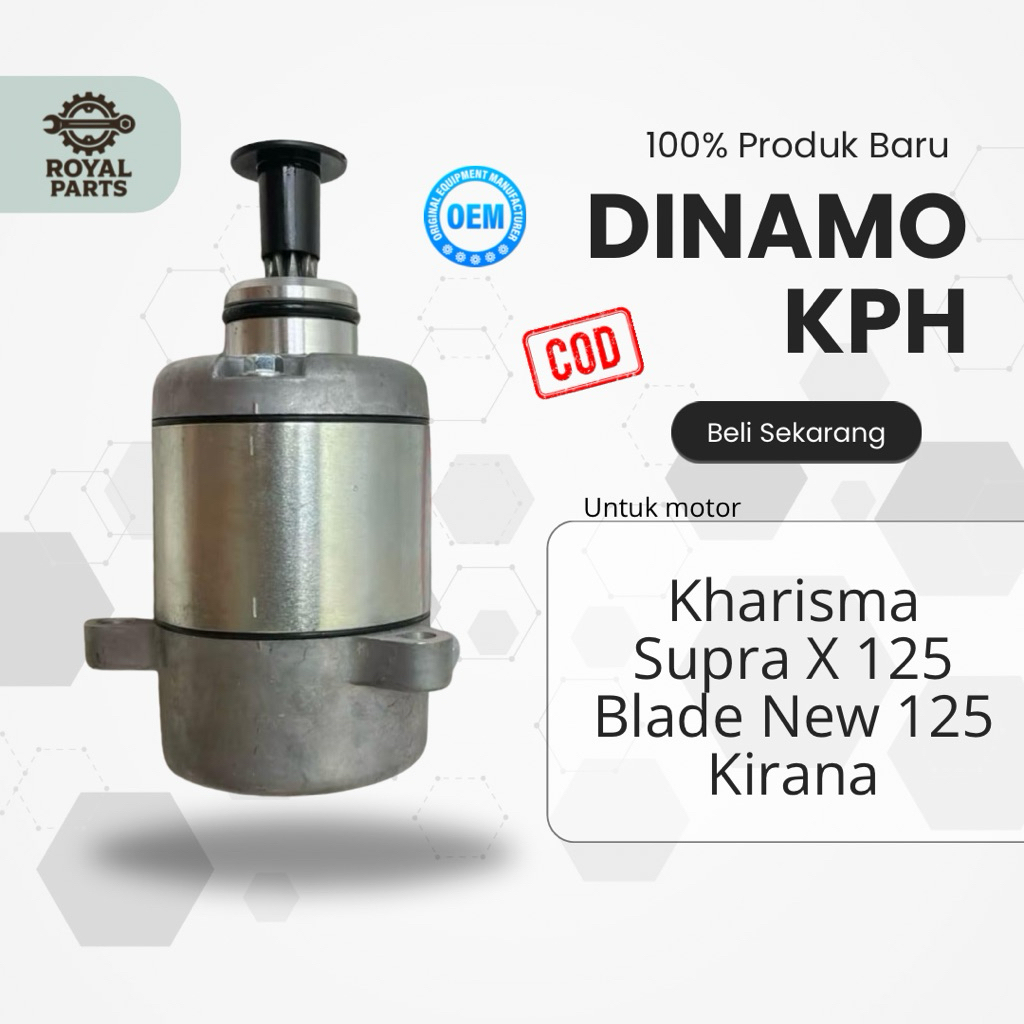 Dinamo Stater KPH Kharisma Supra X 125 Blade New 125 Kirana Motorcycle Sparepart Asli Foto Asli