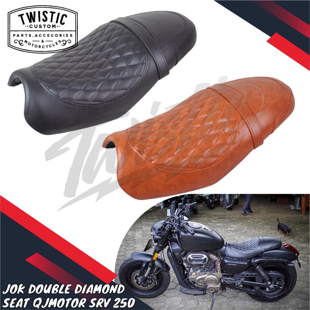 Jok Double Diamond Seat Motor QJMotor QJ Motor SRV 250 SRV250