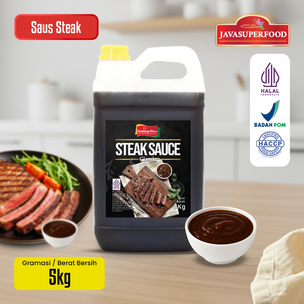 Cooking Master / Steak Sauce / Saus Steak / Sauce Steak Halal 5 KG