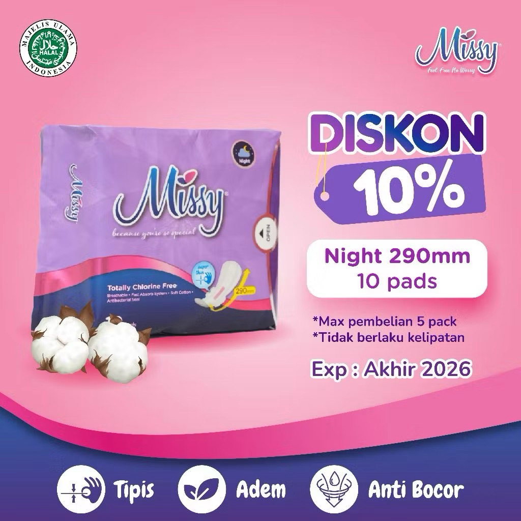 PEMBALUT KESEHATAN MISSY NIGHT