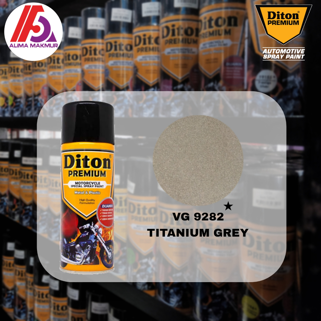Diton Premium VG 9282 Titanium Grey 400cc / Pilok Velg Motor / Pilok Diton Velg / Pilok Titanium Gre