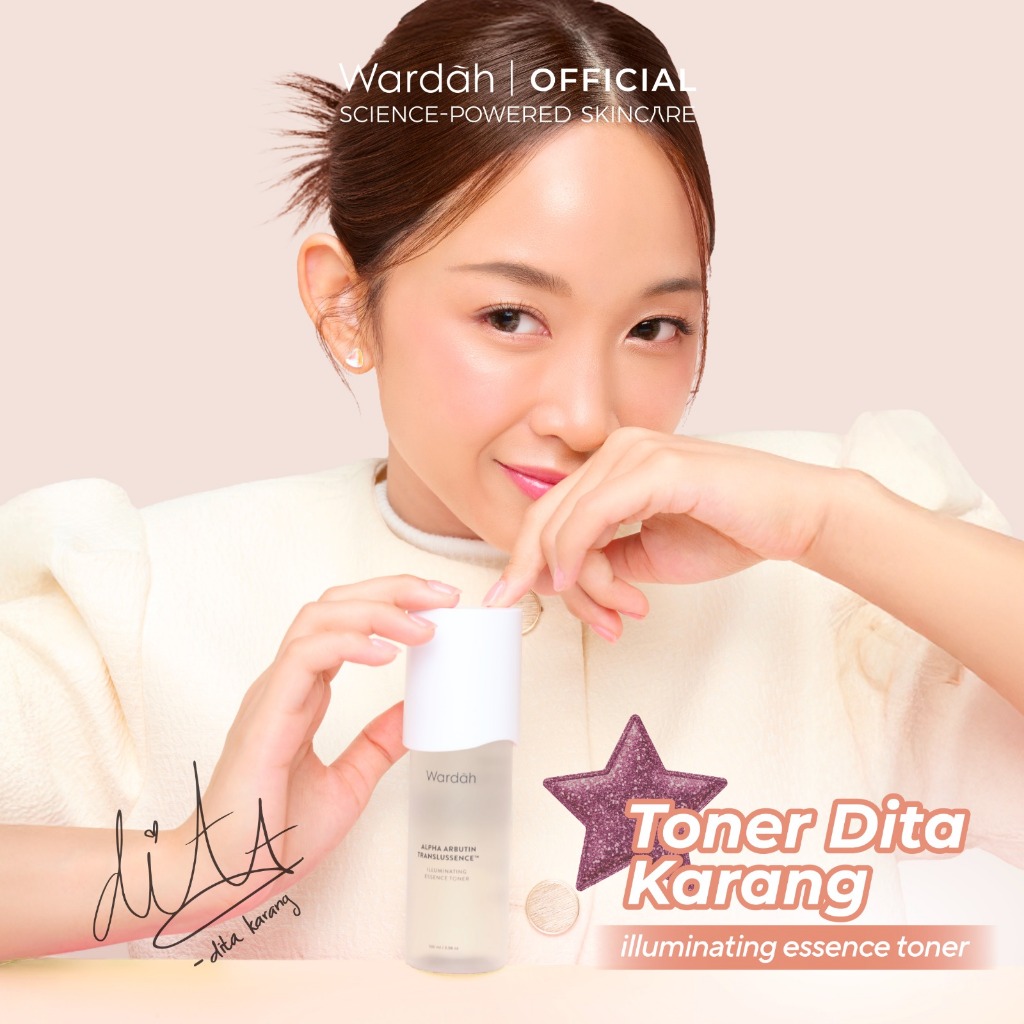 WARDAH Alpha Arbutin Translussence Illuminating Essence Toner Mencerahkan Kulit Menghilangkan Dark S