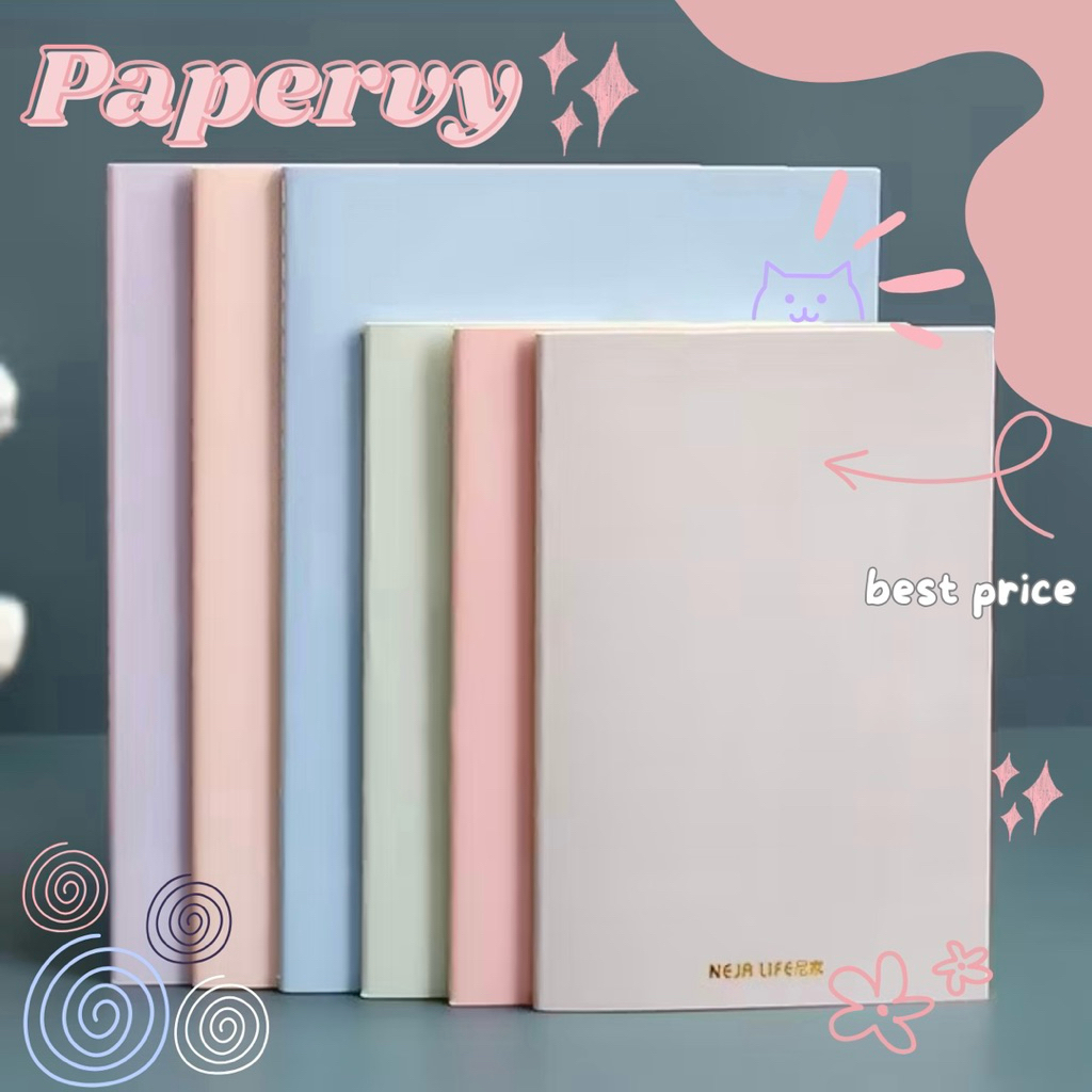 Buku Tulis Morandi A5 B5 Aesthetic Sekolah/Kuliah