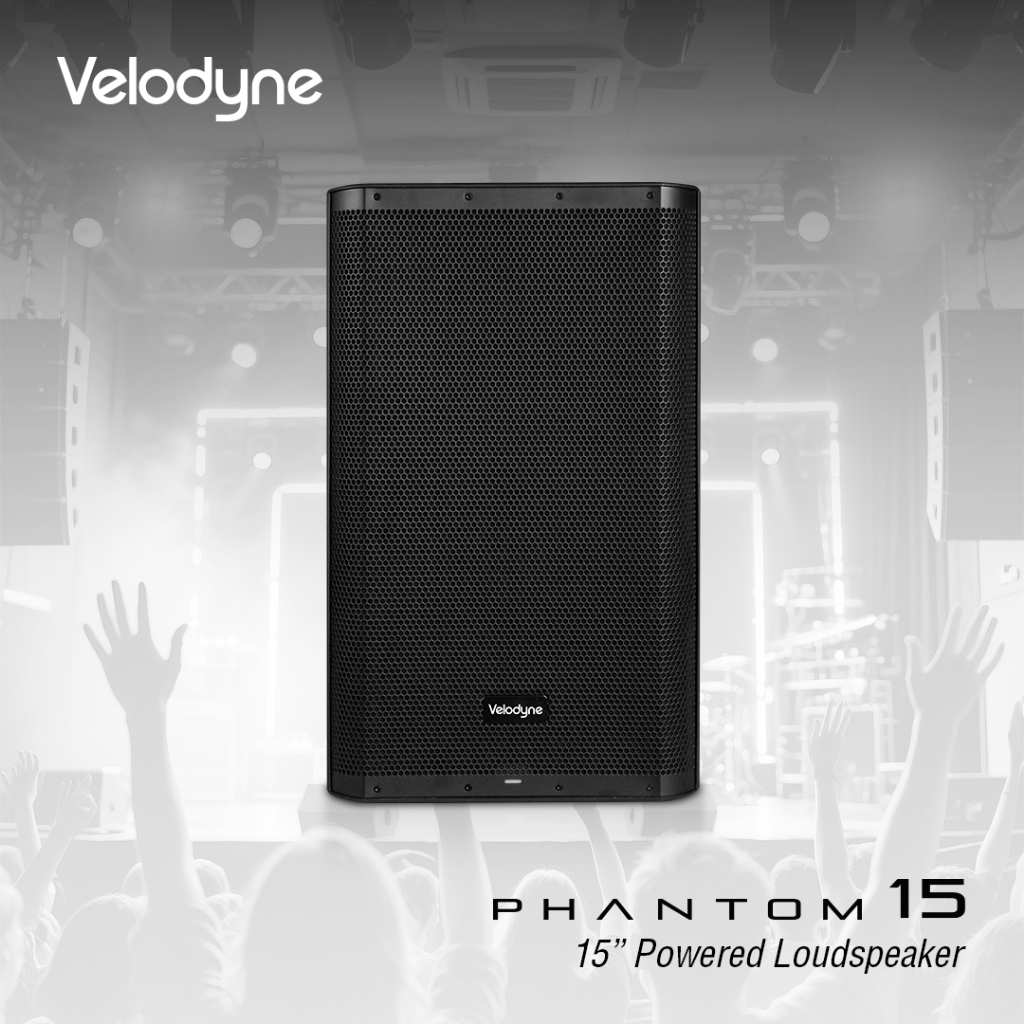 Velodyne Phantom 15 Speaker Aktif DSP Pro-Grade - Multifungsi Monitor Panggung