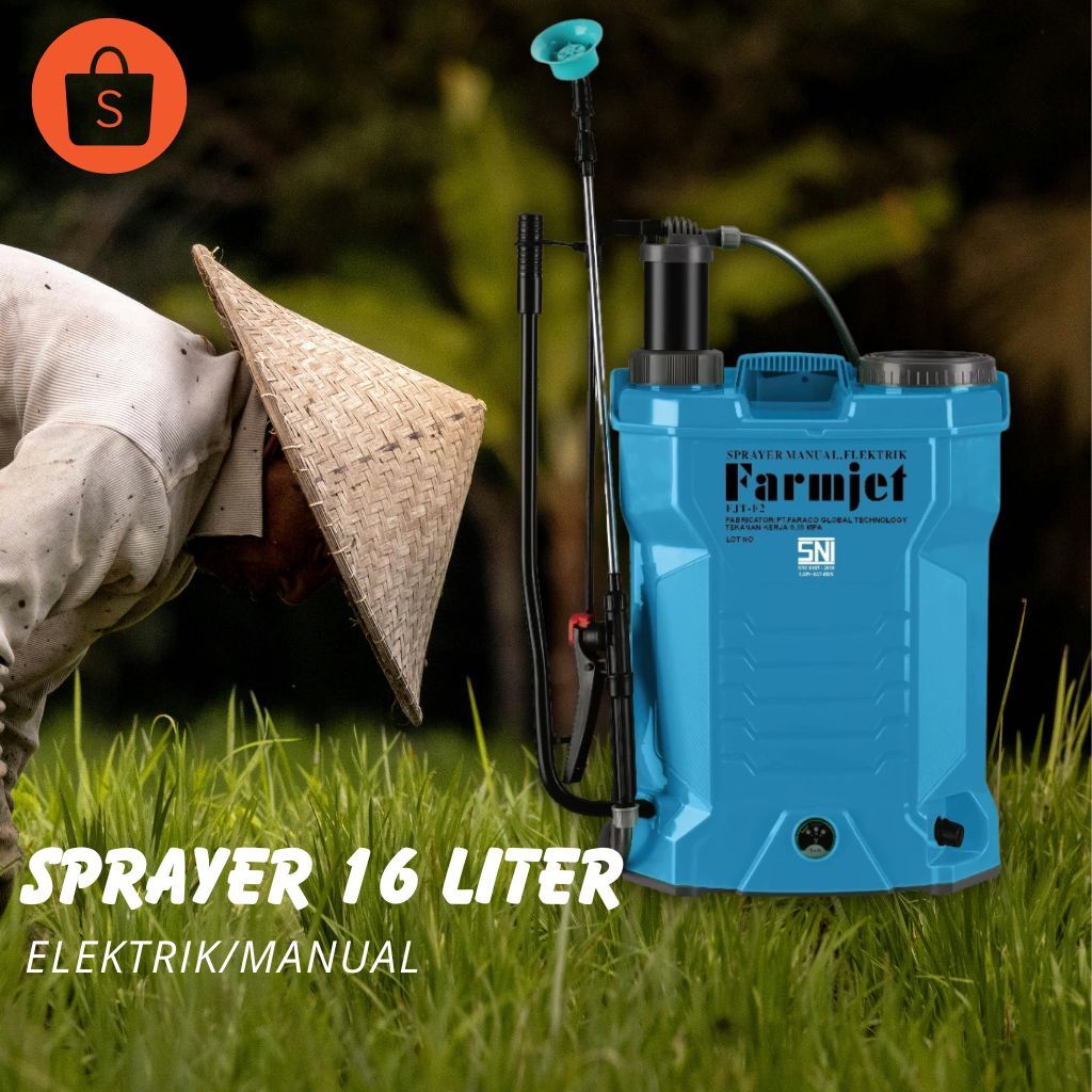 sprayer 16 liter manual/elektrik