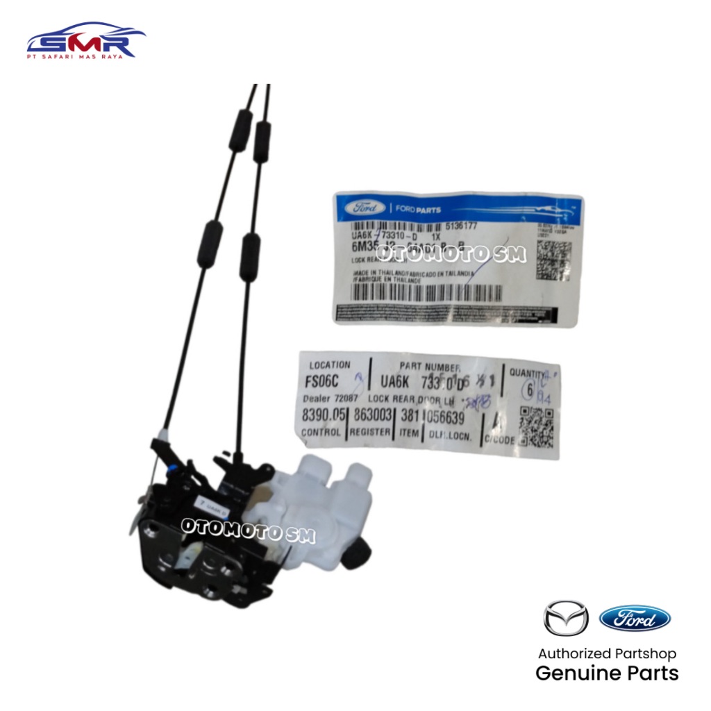 Door Lock Doorlock Belakang Kiri Ford Everest TDCI Original UA6K73310D
