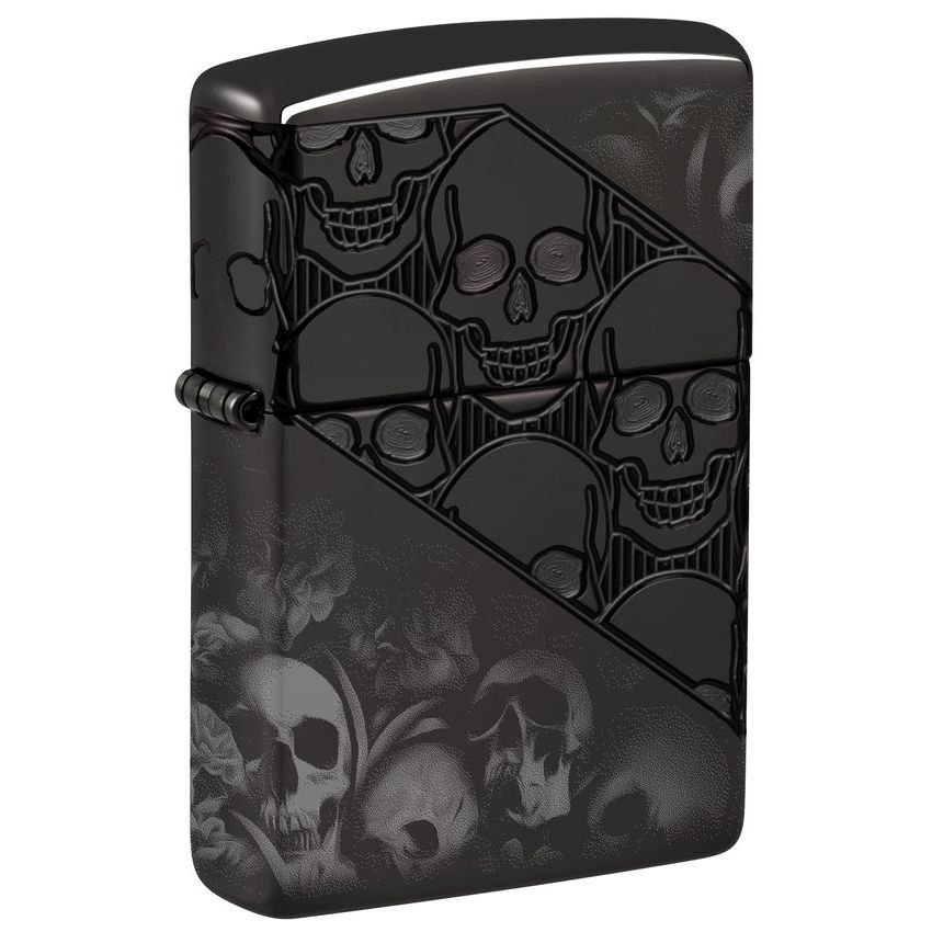 Zippo Original 46751 Skull Collage Deep Carve Armor