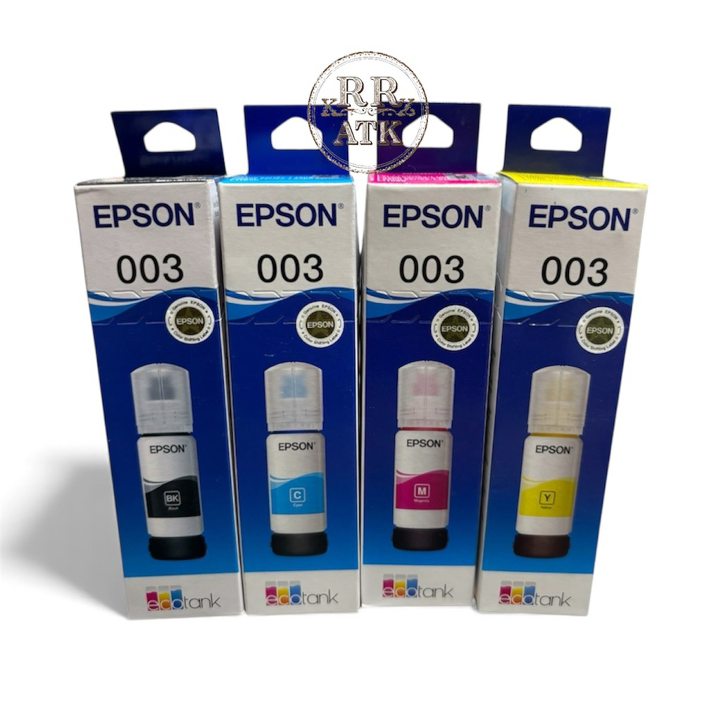 [ SET ] TINTA EPSON 003 ORIGINAL