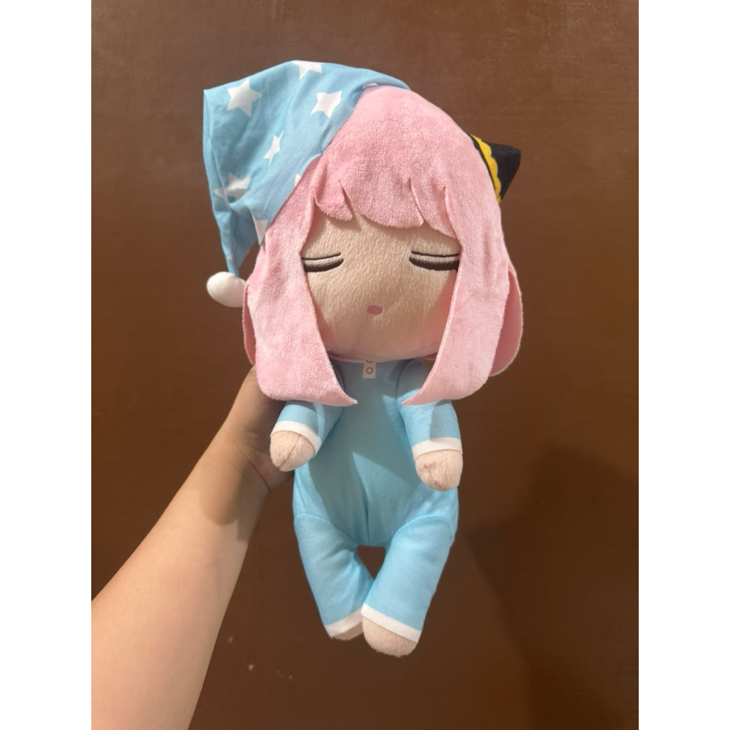 Boneka Karakter Sleeping Anya Forger Spy X Family Size 36cm Original / Boneka Anya Forger / Boneka S