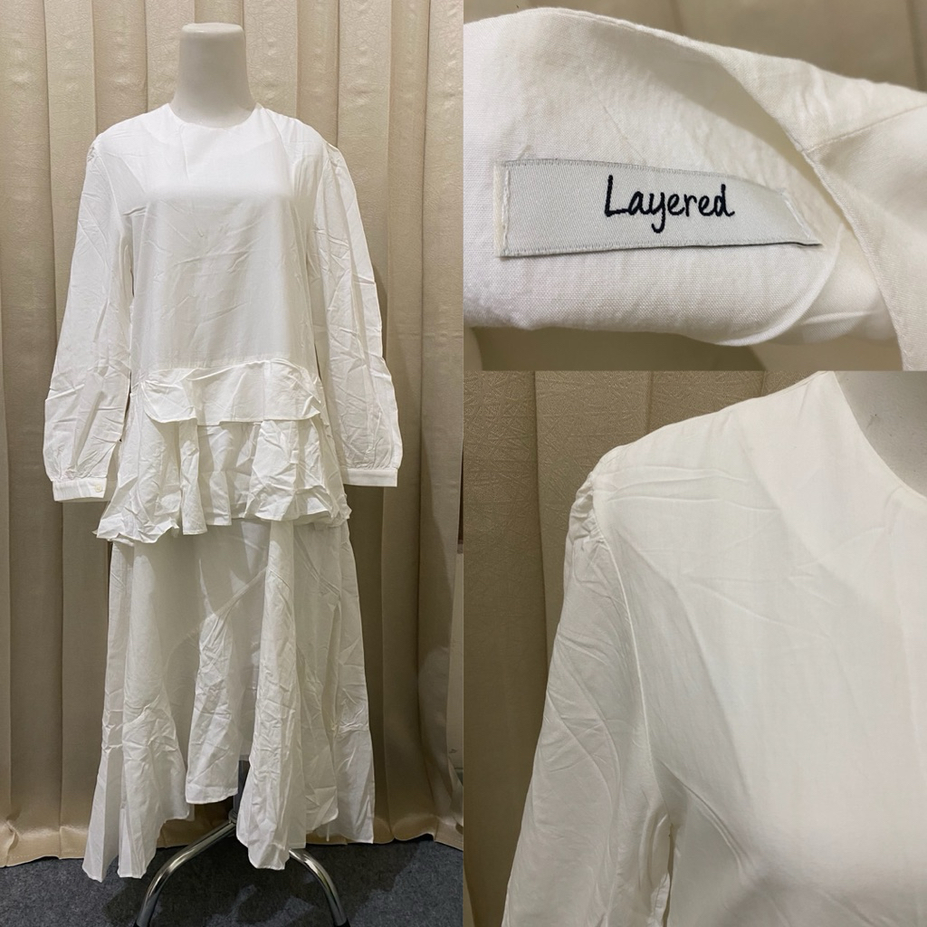 dress muslim katun vintage aesthetic murah korean style hijab fashion