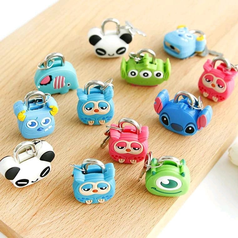 Gembok koper Mini Karakter Kuromi Chinamorol / Gembok Kecil / Gembok Lucu / Gembok mainan