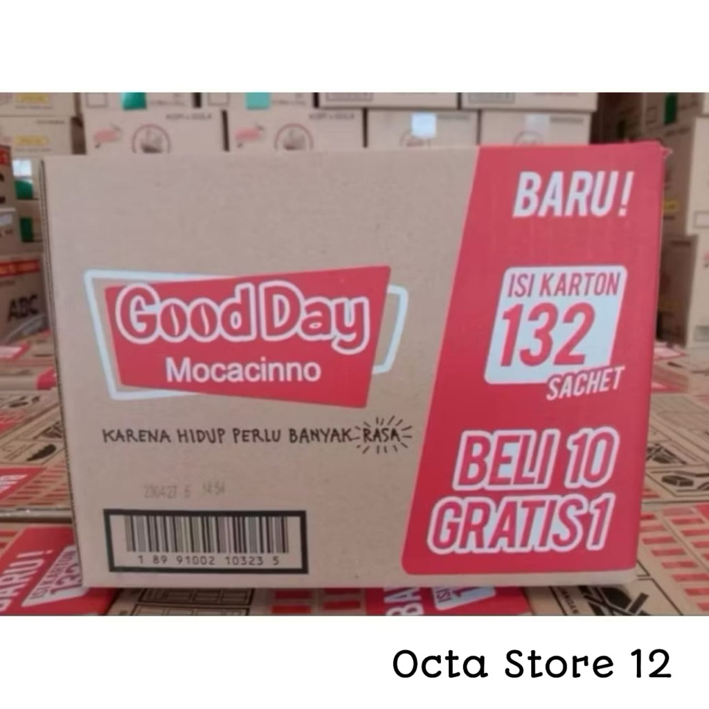 Kopi Good Day Mocacinno 1 Dus Isi 132 Pcs