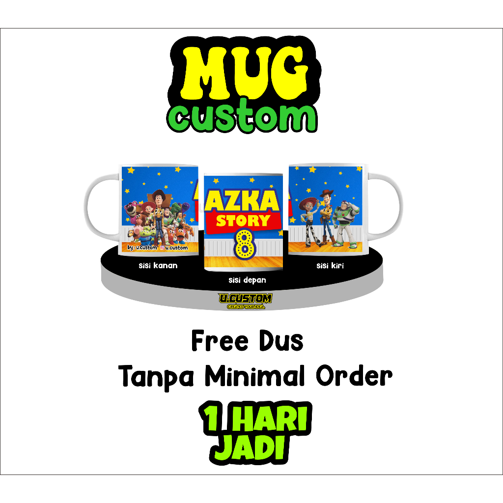 Mug Custom - Bekasi