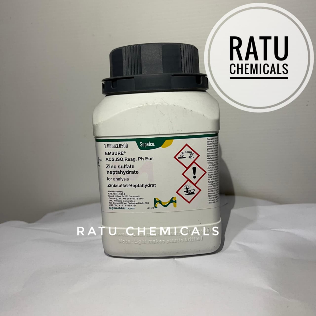 ZINC SULFATE HEPTAHYDRATE 500GRAM MERCK 108883 FOR ANALYSIS