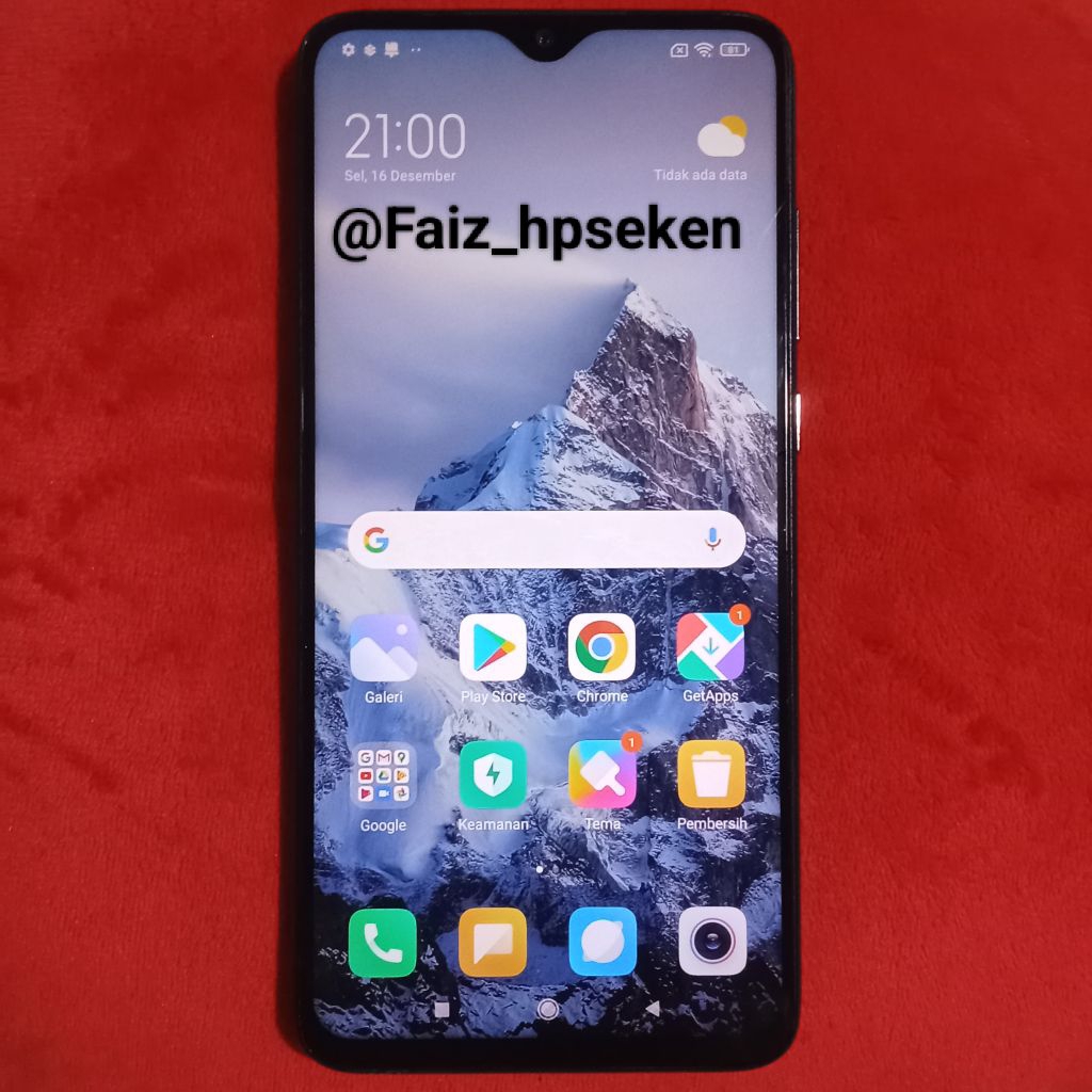 Xiaomi Redmi Note 8 Pro Ram 6/64 Hp Second Normal Free Charger New