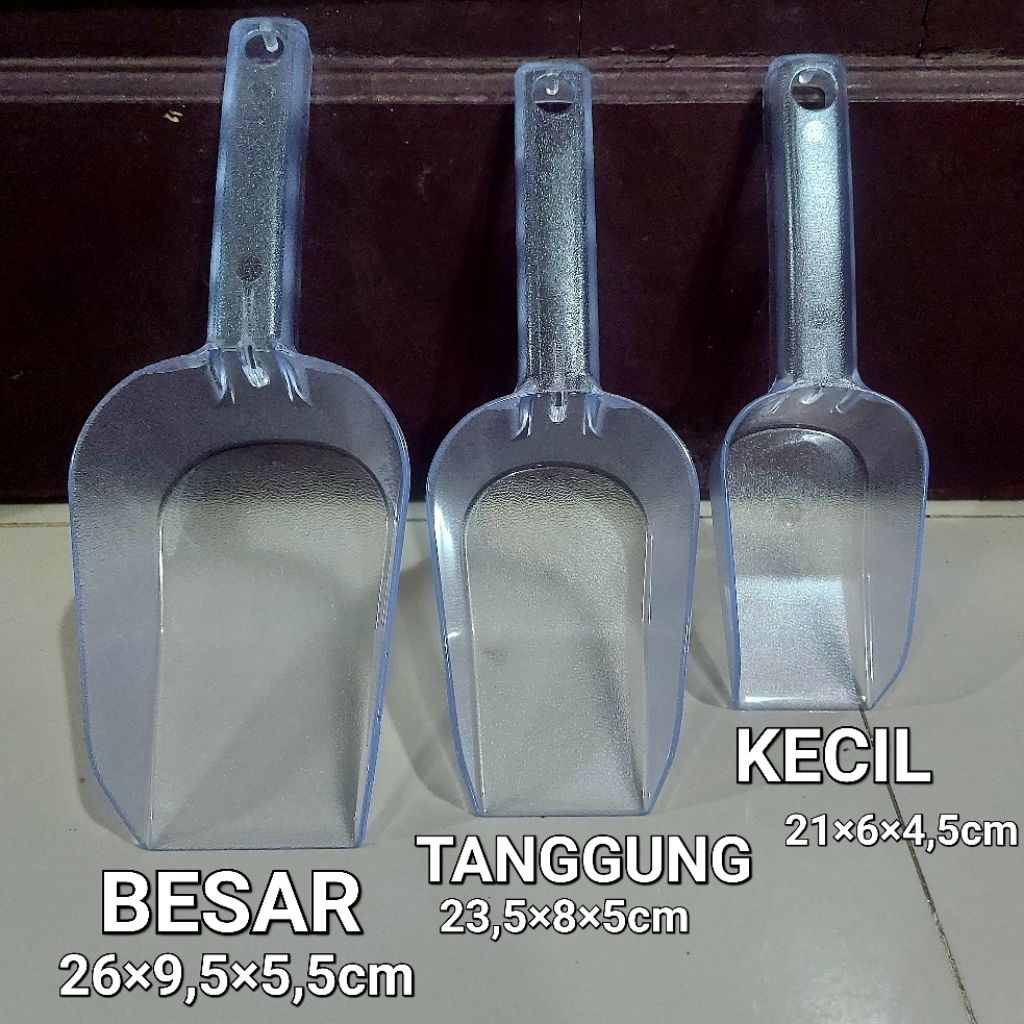 SEROK ES SCOOP ES ACRYLIC SENDOK ES BATU AKRILIK SERBAGUNA