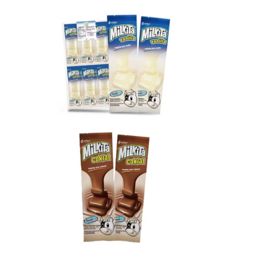 Susu Kental Manis Milkita Renceng isi 12 pcs susu Milkita kenyot