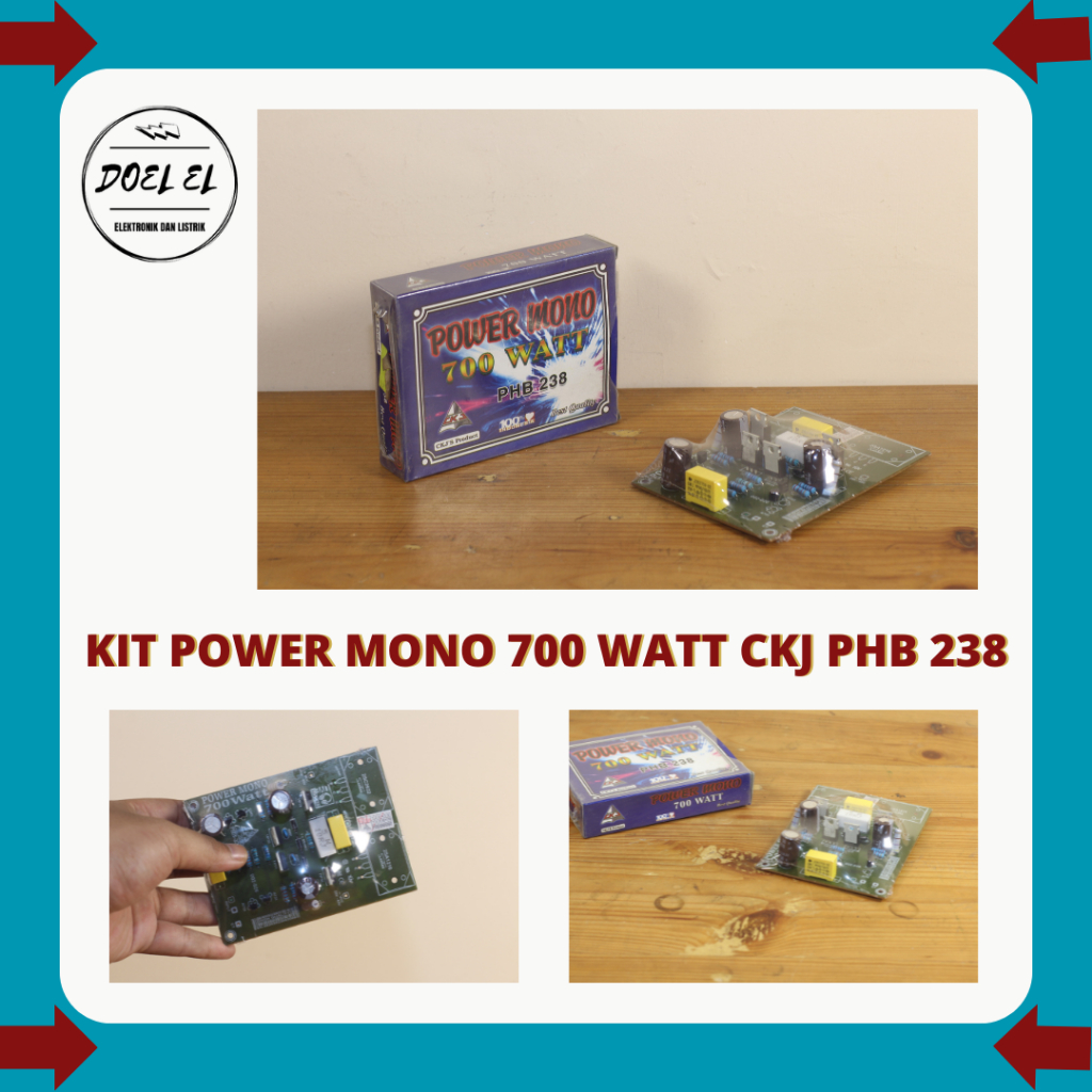KIT POWER MONO 700 WATT BELUM FINAL TR SANKEN PHB 238 CKJ'S