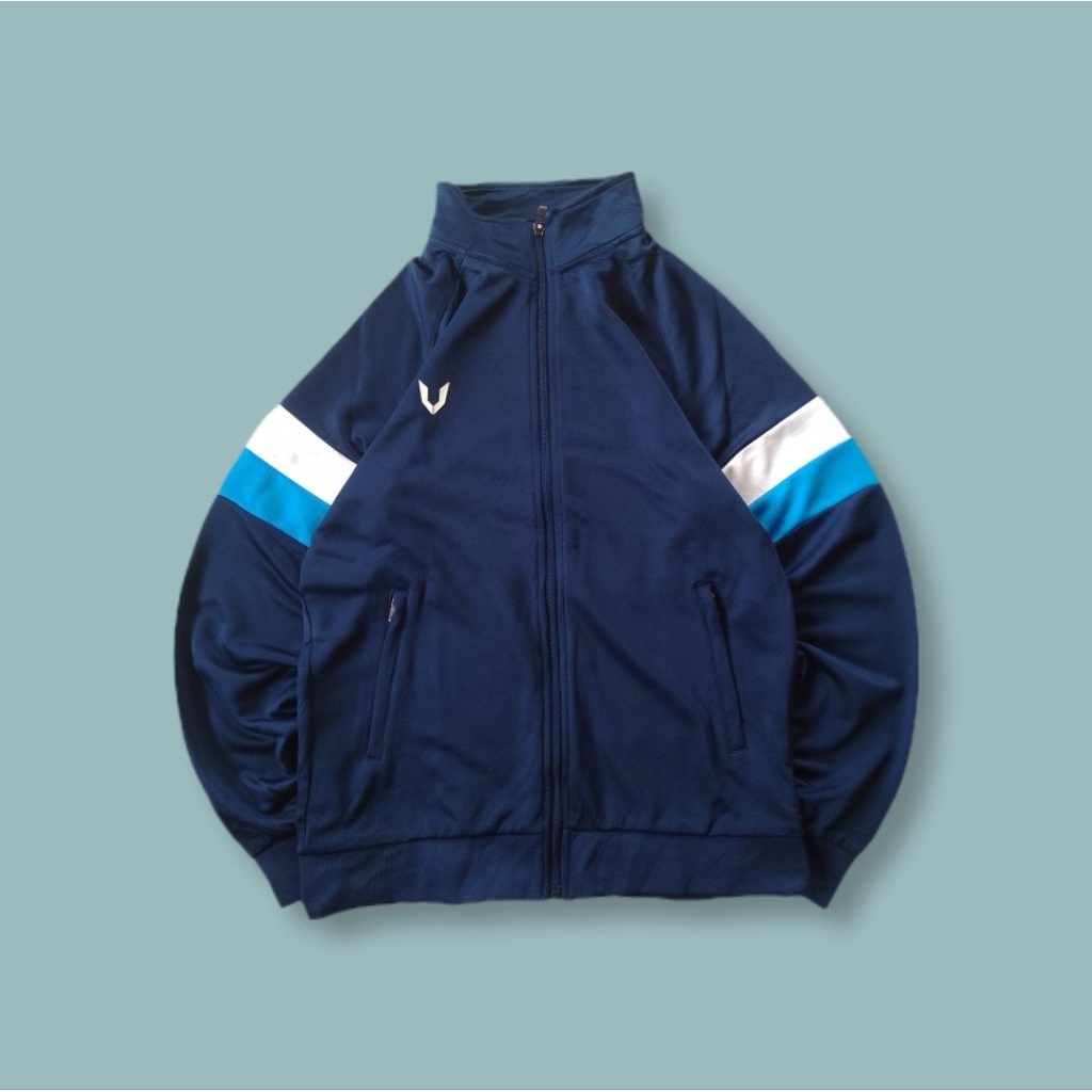 Jaket Tracktop Casual V-EXX Navy Second M