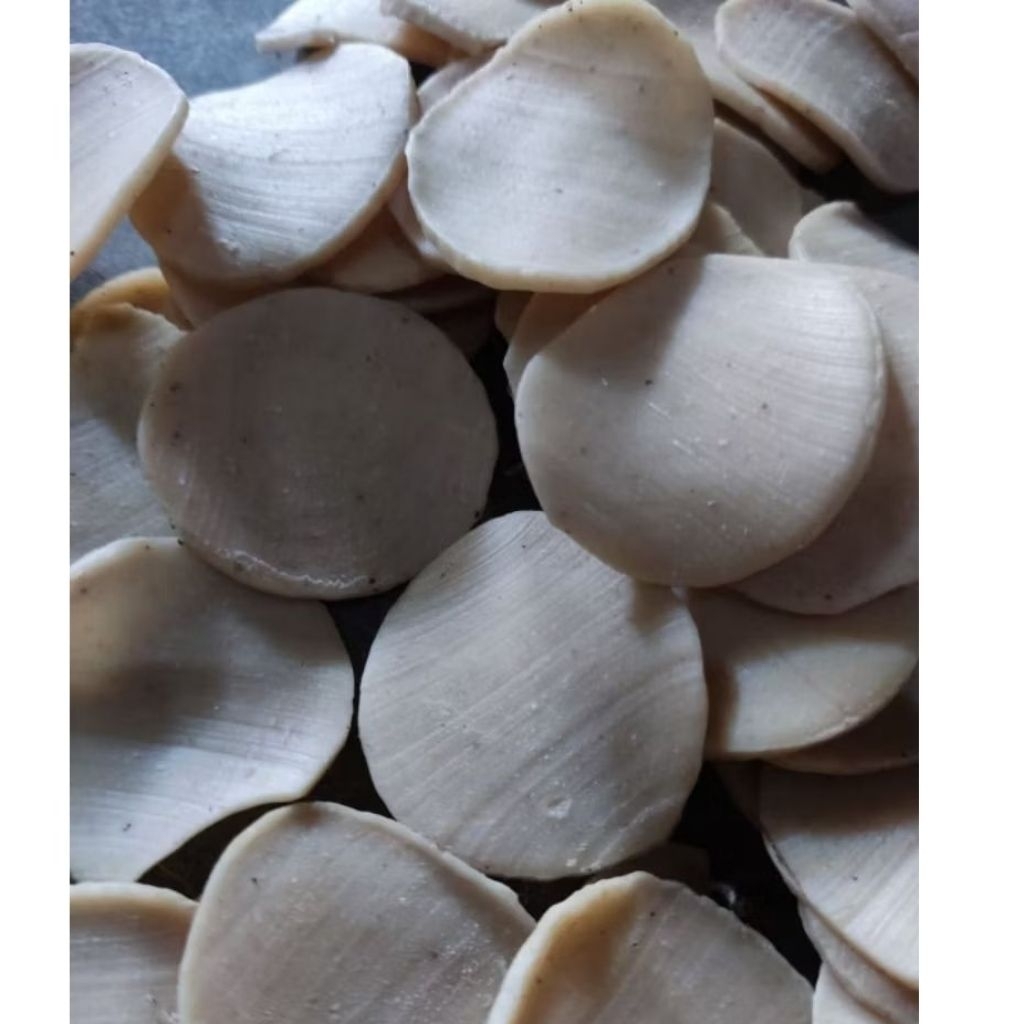 ( 1Kg ) Kerupuk Ikan Tenggiri Mentah /Kemplang Mentah MURAH