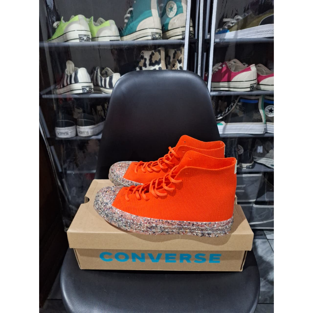 Converse Chuck 70 Hi Knit - Bright Poppy