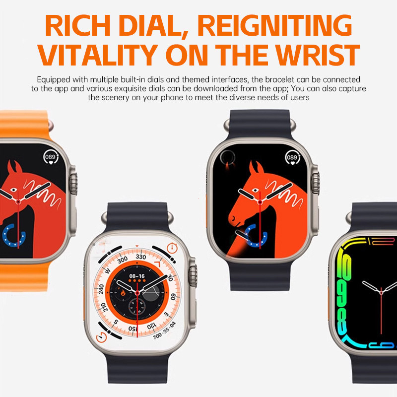 CUCI GUDANG OEM Smartwatch Z66 Ultra Bluetooth Phone Call Layar Full HD Baru Gratis TWS Strap