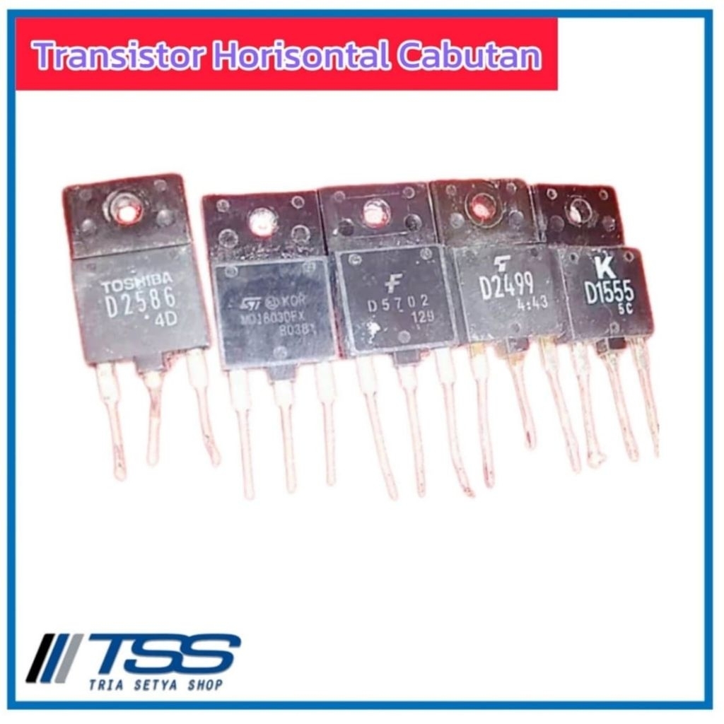 Transistor Horizontal TR horisontal Cabutan Copotan ORI Original Asli