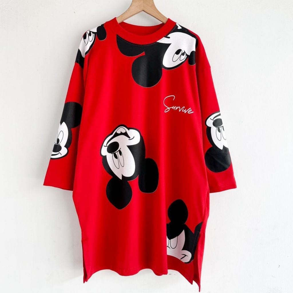 ATASAN KAOS OVERSIZE WANITA SURVIVE DHEWA