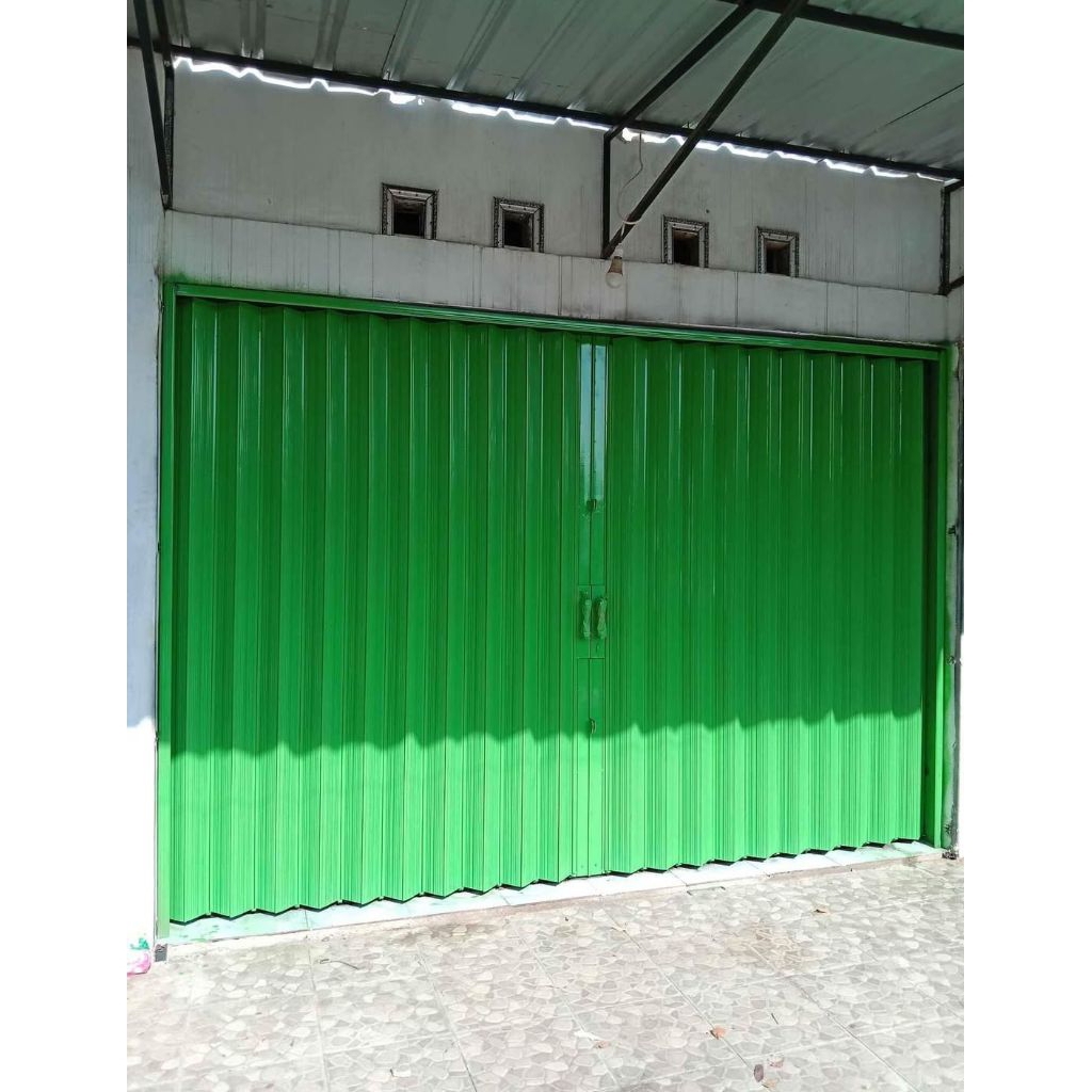 Rolling Door Pintu Rolling Door Folding Gate Berkualitas dan Bergaransi Kuat Kokoh Pintu Besi Slidin