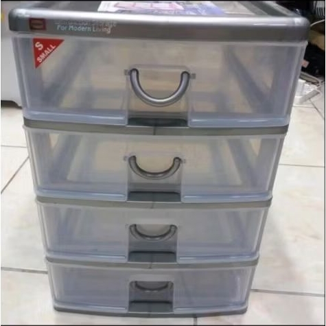 Mini Container 4 Susun Shinpo SIP 355-S4 / Laci 4 Susun Sedang Shinpo