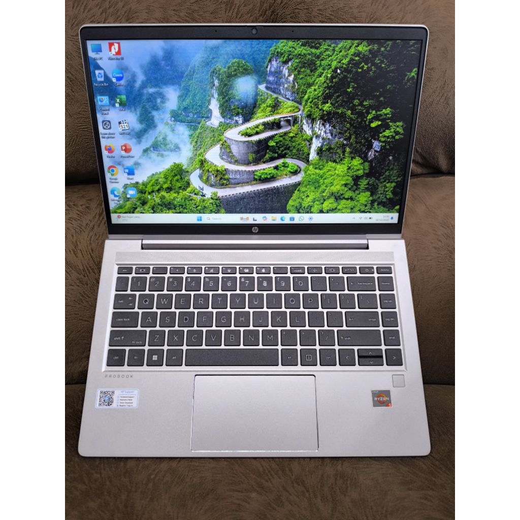 Hp Probook 445 Ryzen 5 Ram 16 GB SSD Nvme 512 GB Mulus