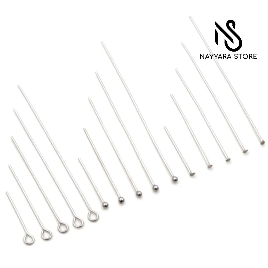 50gr aneka paku cumi / paku 9 paku T paku pentul paku ulir | Bahan Kerajinan Meronce DIY Craft #nayy