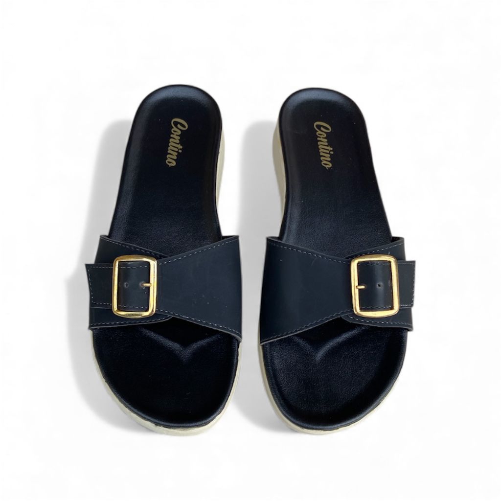 Sandal Wanita Selop Contino Sandal Kasual Wanita Sandal Wedges Wanita Sandal ibu-ibu