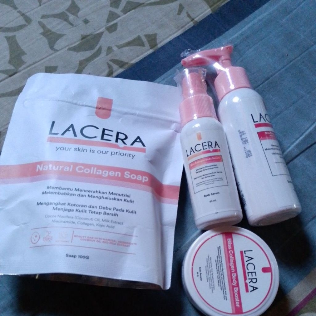 PL lacera masih segel dpt 4 prduk